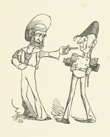An illustration from Fifty “Bab” Ballads ... [Selected from “Bab Ballads” and “More Bab Ballads.”] With illustrations by the author (1881)