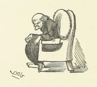 An illustration from Fifty “Bab” Ballads ... [Selected from “Bab Ballads” and “More Bab Ballads.”] With illustrations by the author (1881)