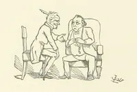 Picture 92 of 138 from Fifty “Bab” Ballads ... [Selected from “Bab Ballads” and “More Bab Ballads.”] With illustrations by the author (1881), leaf 186