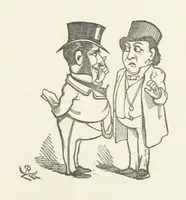 An illustration from Fifty “Bab” Ballads ... [Selected from “Bab Ballads” and “More Bab Ballads.”] With illustrations by the author (1881)