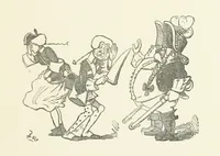 An illustration from Fifty “Bab” Ballads ... [Selected from “Bab Ballads” and “More Bab Ballads.”] With illustrations by the author (1881)