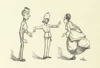 Picture 108 of 138 from Fifty “Bab” Ballads ... [Selected from “Bab Ballads” and “More Bab Ballads.”] With illustrations by the author (1881), leaf 212