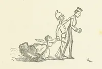Picture 109 of 138 from Fifty “Bab” Ballads ... [Selected from “Bab Ballads” and “More Bab Ballads.”] With illustrations by the author (1881), leaf 213