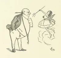Picture 110 of 138 from Fifty “Bab” Ballads ... [Selected from “Bab Ballads” and “More Bab Ballads.”] With illustrations by the author (1881), leaf 214