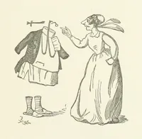 Picture 111 of 138 from Fifty “Bab” Ballads ... [Selected from “Bab Ballads” and “More Bab Ballads.”] With illustrations by the author (1881), leaf 217