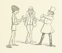 An illustration from Fifty “Bab” Ballads ... [Selected from “Bab Ballads” and “More Bab Ballads.”] With illustrations by the author (1881)