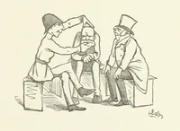 An illustration from Fifty “Bab” Ballads ... [Selected from “Bab Ballads” and “More Bab Ballads.”] With illustrations by the author (1881)