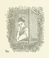 An illustration from Fifty “Bab” Ballads ... [Selected from “Bab Ballads” and “More Bab Ballads.”] With illustrations by the author (1881)