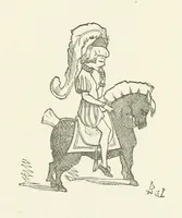 An illustration from Fifty “Bab” Ballads ... [Selected from “Bab Ballads” and “More Bab Ballads.”] With illustrations by the author (1881)