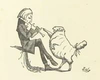 Picture 8 of 138 from Fifty “Bab” Ballads ... [Selected from “Bab Ballads” and “More Bab Ballads.”] With illustrations by the author (1881), leaf 24