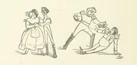 An illustration from Fifty “Bab” Ballads ... [Selected from “Bab Ballads” and “More Bab Ballads.”] With illustrations by the author (1881)