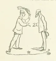 An illustration from Fifty “Bab” Ballads ... [Selected from “Bab Ballads” and “More Bab Ballads.”] With illustrations by the author (1881)