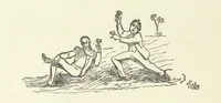 Picture 133 of 138 from Fifty “Bab” Ballads ... [Selected from “Bab Ballads” and “More Bab Ballads.”] With illustrations by the author (1881), leaf 250