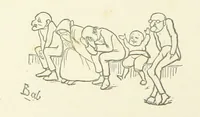 Picture 138 of 138 from Fifty “Bab” Ballads ... [Selected from “Bab Ballads” and “More Bab Ballads.”] With illustrations by the author (1881), leaf 256