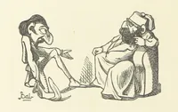 An illustration from Fifty “Bab” Ballads ... [Selected from “Bab Ballads” and “More Bab Ballads.”] With illustrations by the author (1881)