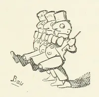 Picture 16 of 138 from Fifty “Bab” Ballads ... [Selected from “Bab Ballads” and “More Bab Ballads.”] With illustrations by the author (1881), leaf 43
