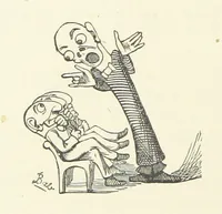 Picture 17 of 138 from Fifty “Bab” Ballads ... [Selected from “Bab Ballads” and “More Bab Ballads.”] With illustrations by the author (1881), leaf 44