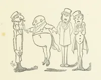 An illustration from Fifty “Bab” Ballads ... [Selected from “Bab Ballads” and “More Bab Ballads.”] With illustrations by the author (1881)