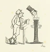Picture 44 of 138 from Fifty “Bab” Ballads ... [Selected from “Bab Ballads” and “More Bab Ballads.”] With illustrations by the author (1881), leaf 99