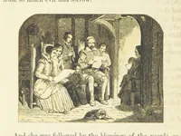 An illustration from The Carewes: a tale of the Civil Wars. With twenty-four illustrations by B. Foster (1861)