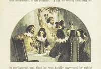 An illustration from The Carewes: a tale of the Civil Wars. With twenty-four illustrations by B. Foster (1861)