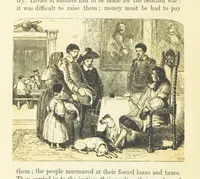 An illustration from The Carewes: a tale of the Civil Wars. With twenty-four illustrations by B. Foster (1861)