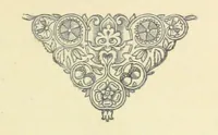 An illustration from Kingsthorpiana; or, Researches in a Church Chest. Being a calendar of old documents now existing in the church chest of Kingsthorpe, near Northampton, with a selection of the MSS., printed in full, and extracts from others. Edited by J. H. Glover (1883)