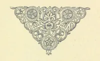 An illustration from Kingsthorpiana; or, Researches in a Church Chest. Being a calendar of old documents now existing in the church chest of Kingsthorpe, near Northampton, with a selection of the MSS., printed in full, and extracts from others. Edited by J. H. Glover (1883)