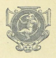 An illustration from Kingsthorpiana; or, Researches in a Church Chest. Being a calendar of old documents now existing in the church chest of Kingsthorpe, near Northampton, with a selection of the MSS., printed in full, and extracts from others. Edited by J. H. Glover (1883)