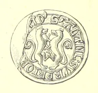 An illustration from The history of the parish and Priory of Lenton, in the county of Nottingham (1884)