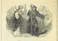 An illustration from The miscellaneous works of Oliver Goldsmith, M.B. With a brief memoir of the author, etc (1841)