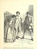 An illustration from Dalziels' Illustrated Goldsmith ... With one hundred pictures drawn by G. J. Pinwell, engraved by the brothers Dalziel (1865)