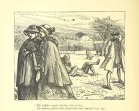 An illustration from Dalziels' Illustrated Goldsmith ... With one hundred pictures drawn by G. J. Pinwell, engraved by the brothers Dalziel (1865)