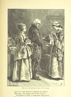 An illustration from Dalziels' Illustrated Goldsmith ... With one hundred pictures drawn by G. J. Pinwell, engraved by the brothers Dalziel (1865)