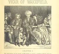 An illustration from Dalziels' Illustrated Goldsmith ... With one hundred pictures drawn by G. J. Pinwell, engraved by the brothers Dalziel (1865)