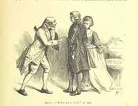 An illustration from Dalziels' Illustrated Goldsmith ... With one hundred pictures drawn by G. J. Pinwell, engraved by the brothers Dalziel (1865)