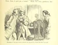 An illustration from Dalziels' Illustrated Goldsmith ... With one hundred pictures drawn by G. J. Pinwell, engraved by the brothers Dalziel (1865)