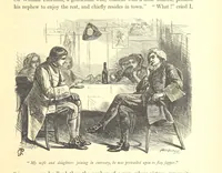 An illustration from Dalziels' Illustrated Goldsmith ... With one hundred pictures drawn by G. J. Pinwell, engraved by the brothers Dalziel (1865)