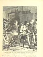 An illustration from Dalziels' Illustrated Goldsmith ... With one hundred pictures drawn by G. J. Pinwell, engraved by the brothers Dalziel (1865)