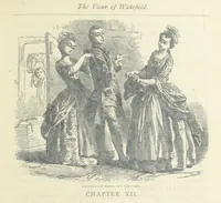 An illustration from The vicar of Wakefield, and other works ... With introduction notes and a life of Oliver Goldsmith, by John Francis Waller (1877)