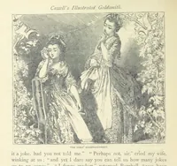 An illustration from The vicar of Wakefield, and other works ... With introduction notes and a life of Oliver Goldsmith, by John Francis Waller (1877)