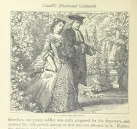 An illustration from The vicar of Wakefield, and other works ... With introduction notes and a life of Oliver Goldsmith, by John Francis Waller (1877)