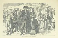 An illustration from The vicar of Wakefield, and other works ... With introduction notes and a life of Oliver Goldsmith, by John Francis Waller (1877)