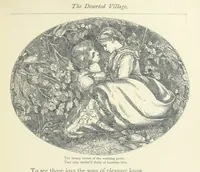 An illustration from The vicar of Wakefield, and other works ... With introduction notes and a life of Oliver Goldsmith, by John Francis Waller (1877)