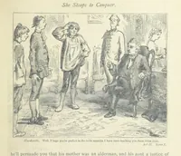 An illustration from The vicar of Wakefield, and other works ... With introduction notes and a life of Oliver Goldsmith, by John Francis Waller (1877)