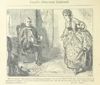 An illustration from The vicar of Wakefield, and other works ... With introduction notes and a life of Oliver Goldsmith, by John Francis Waller (1877)