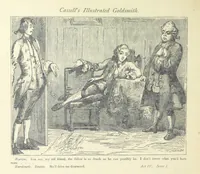 An illustration from The vicar of Wakefield, and other works ... With introduction notes and a life of Oliver Goldsmith, by John Francis Waller (1877)