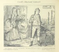 An illustration from The vicar of Wakefield, and other works ... With introduction notes and a life of Oliver Goldsmith, by John Francis Waller (1877)