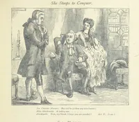 An illustration from The vicar of Wakefield, and other works ... With introduction notes and a life of Oliver Goldsmith, by John Francis Waller (1877)