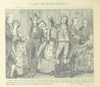 An illustration from The vicar of Wakefield, and other works ... With introduction notes and a life of Oliver Goldsmith, by John Francis Waller (1877)